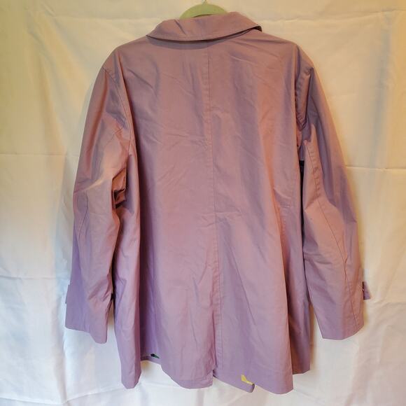 Dennis Basso Lavender Button Front Jacket Size 2X - Picture 7 of 10